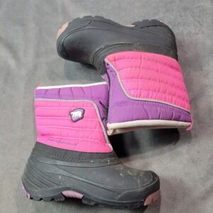 Arctic Shield Kids Pink Purple Waterproof Winter Snow Boots GTAR47SH007 Size 11